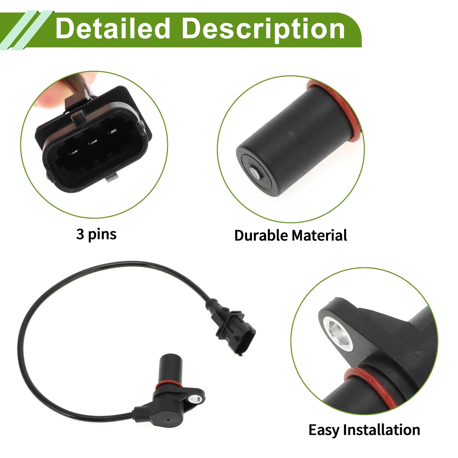 Crankshaft Position Sensor for Jeep Liberty (2005–2006) No. 5066882AA
