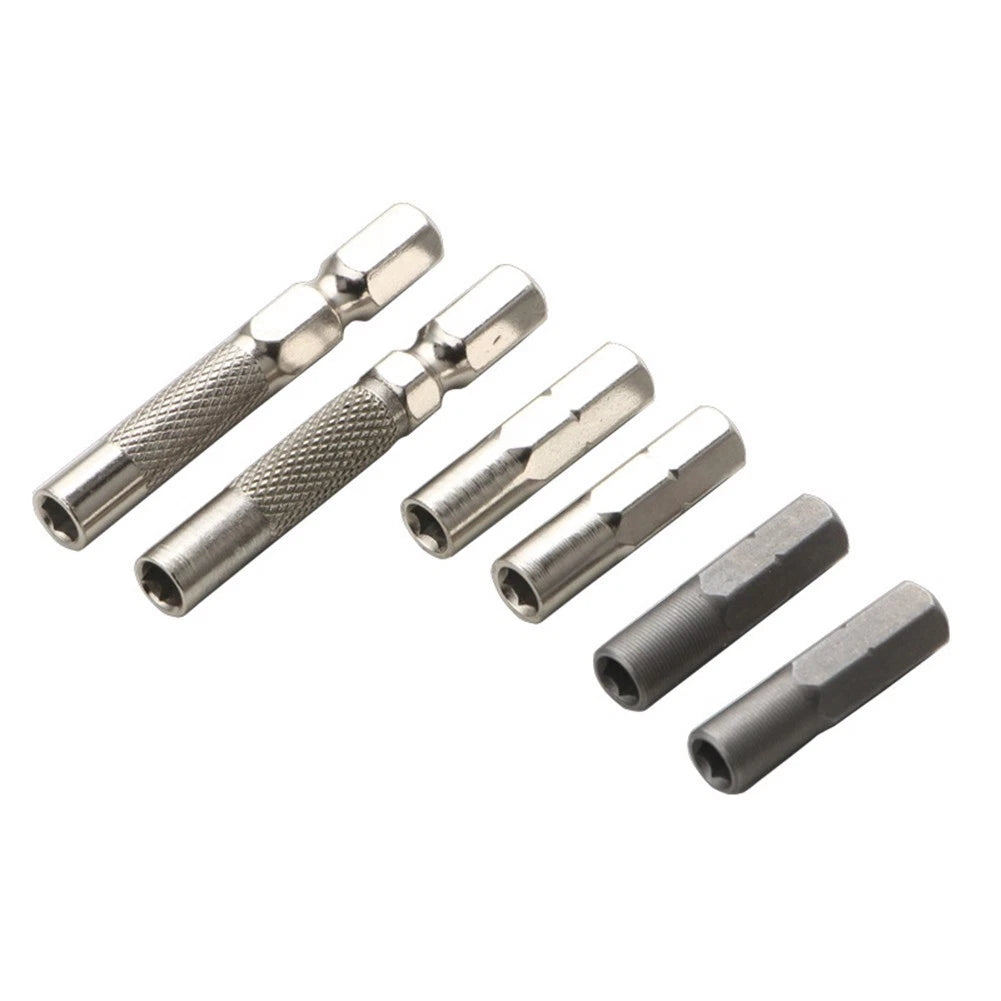 6Pcs 4mm Socket Adapter for Hex Shank Tools