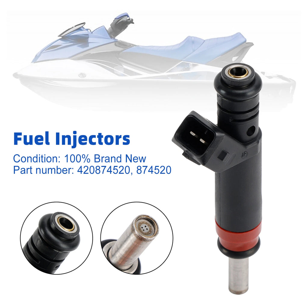 Fuel Injectors 420874520 for Sea-Doo GTX 4 TEC GTX 215 GTX RXP (2003–2008)