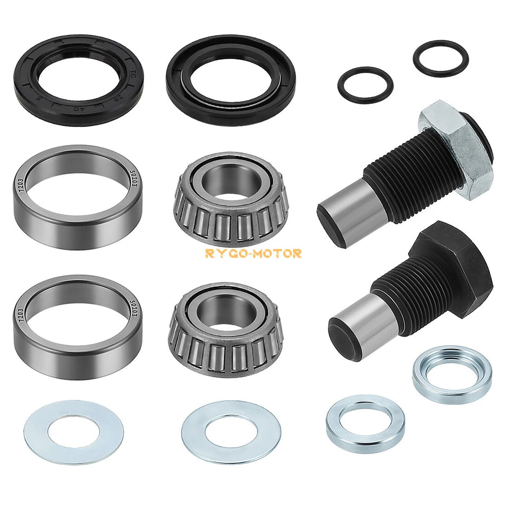 Swing Arm Bearing Seal Kit w/Shaft for Kawasaki Prairie 360 650 700 (2000–2006)