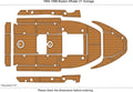 Seadek Swim Platform Cockpit Pad for Boston Whaler 21 Outrage (1994)