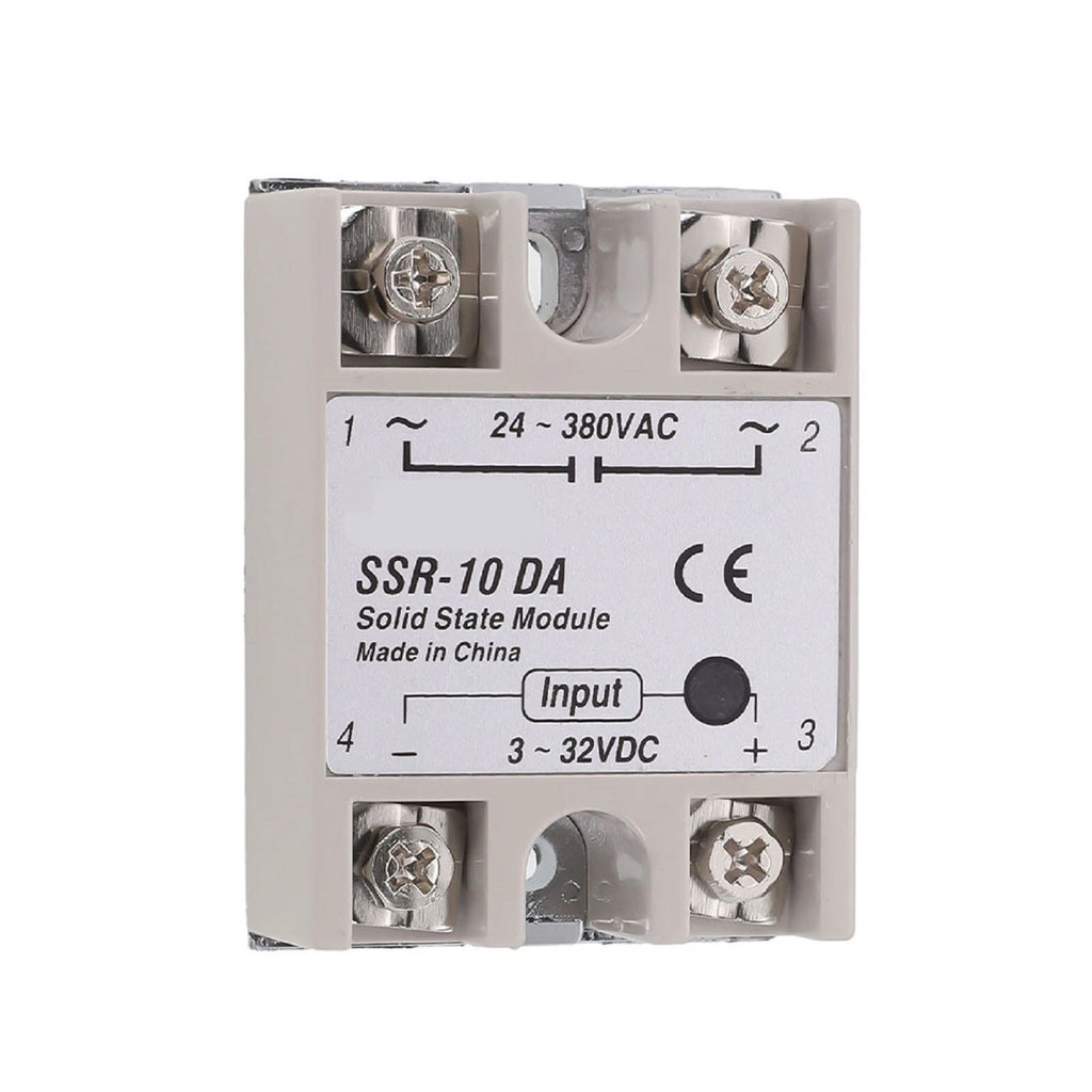 SSR10DA Solid State Relay 10A for DC 332V to 24380V AC Control