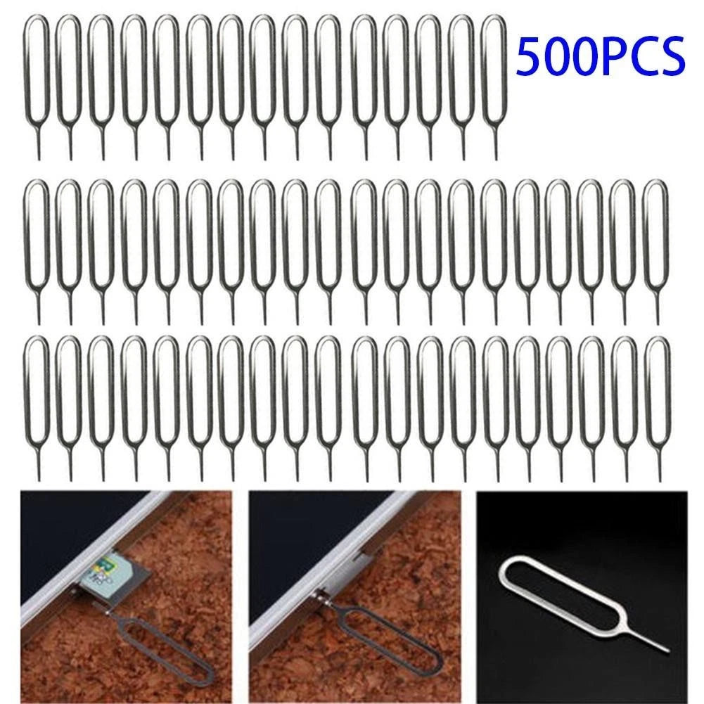 500X SIM Card Tray Ejector Pin Tools for iPhone & Smartphones