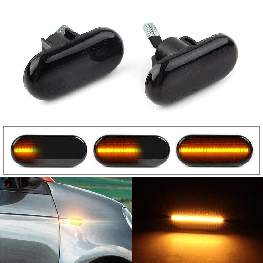 Dynamic Amber LED Side Marker Light for Smart Fortwo W453 C453 (2014–2022)