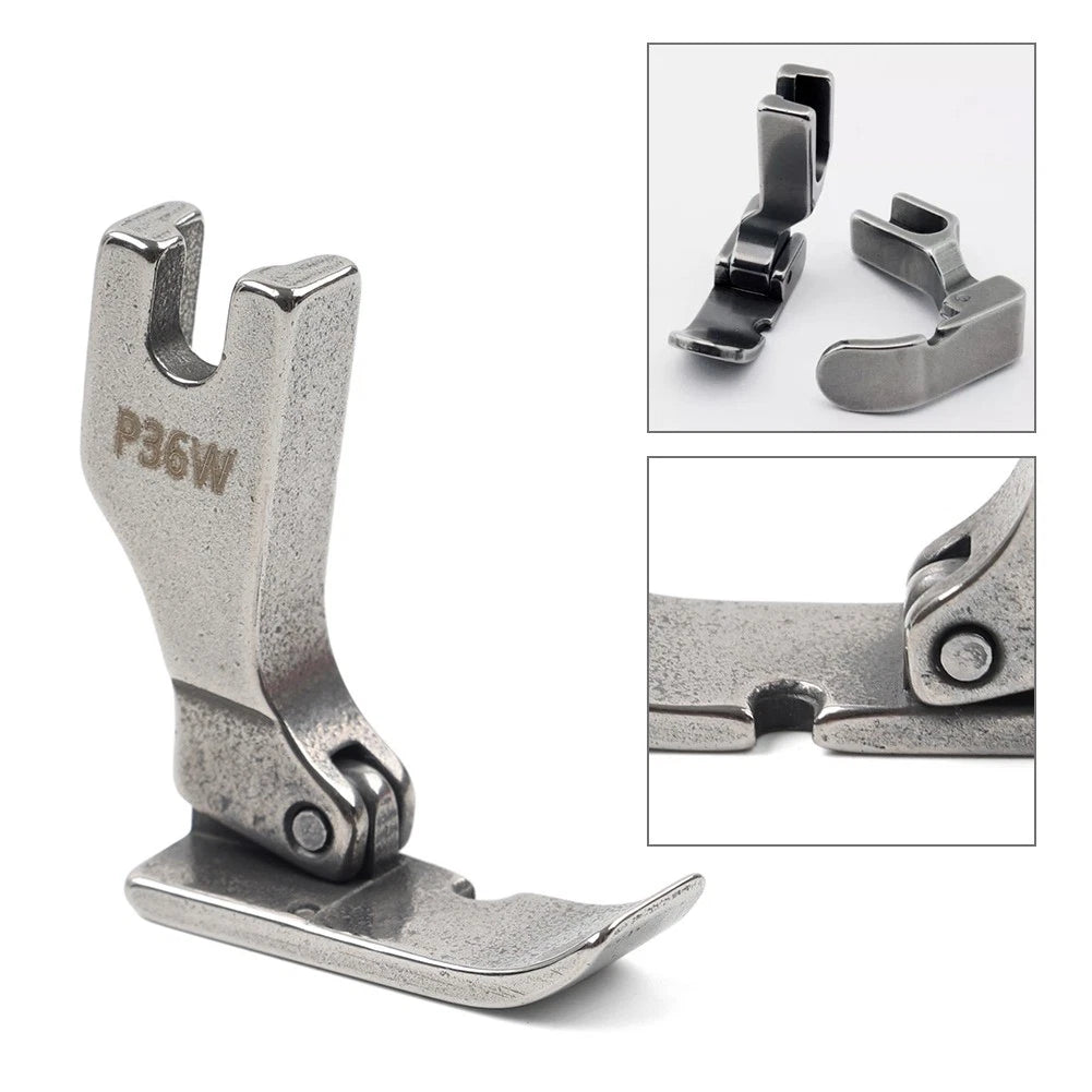 1pc P36W hinged wide right zipper foot for industrial sewing machine