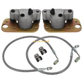 Front Brake Calipers & Hose Lines for Polaris Trail Blazer 250 400 (2001–2004)