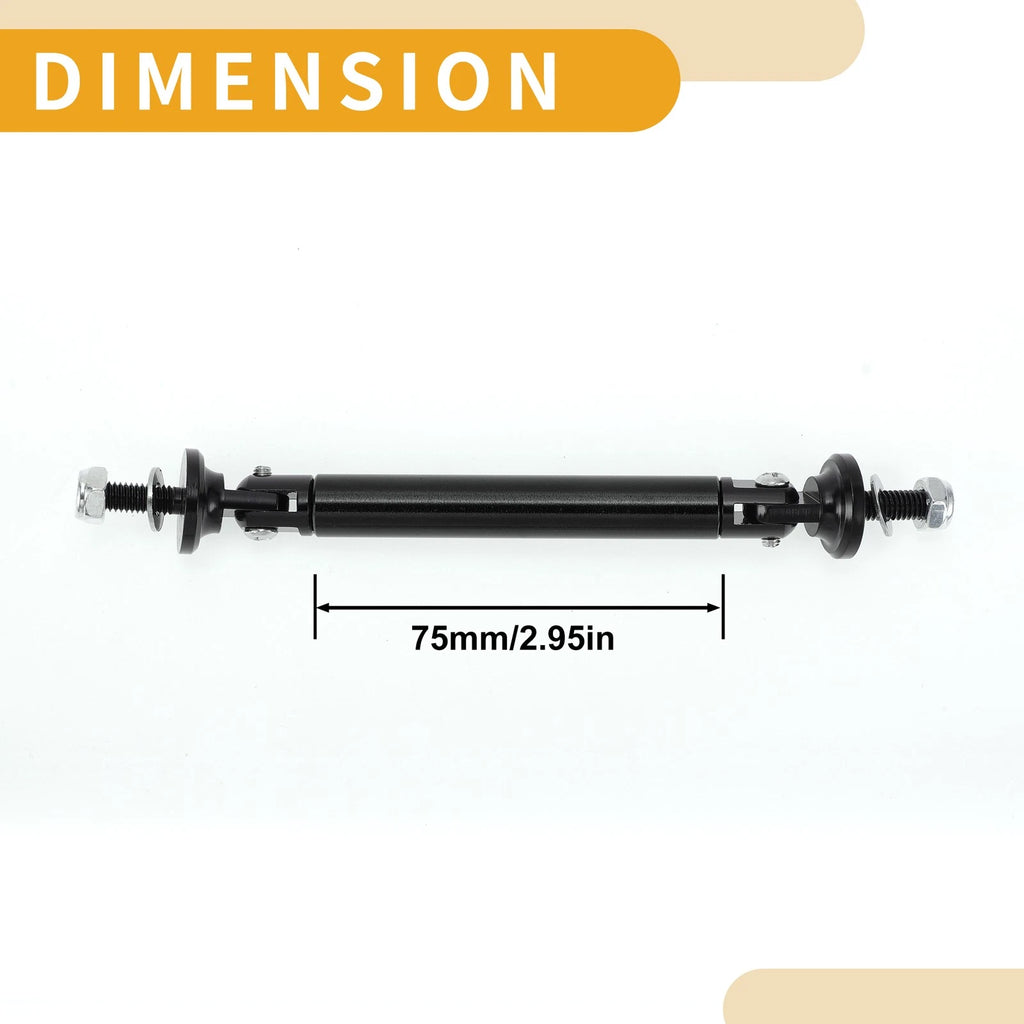2X Adjustable Front Bumper Lip Splitter Strut Support Bars for