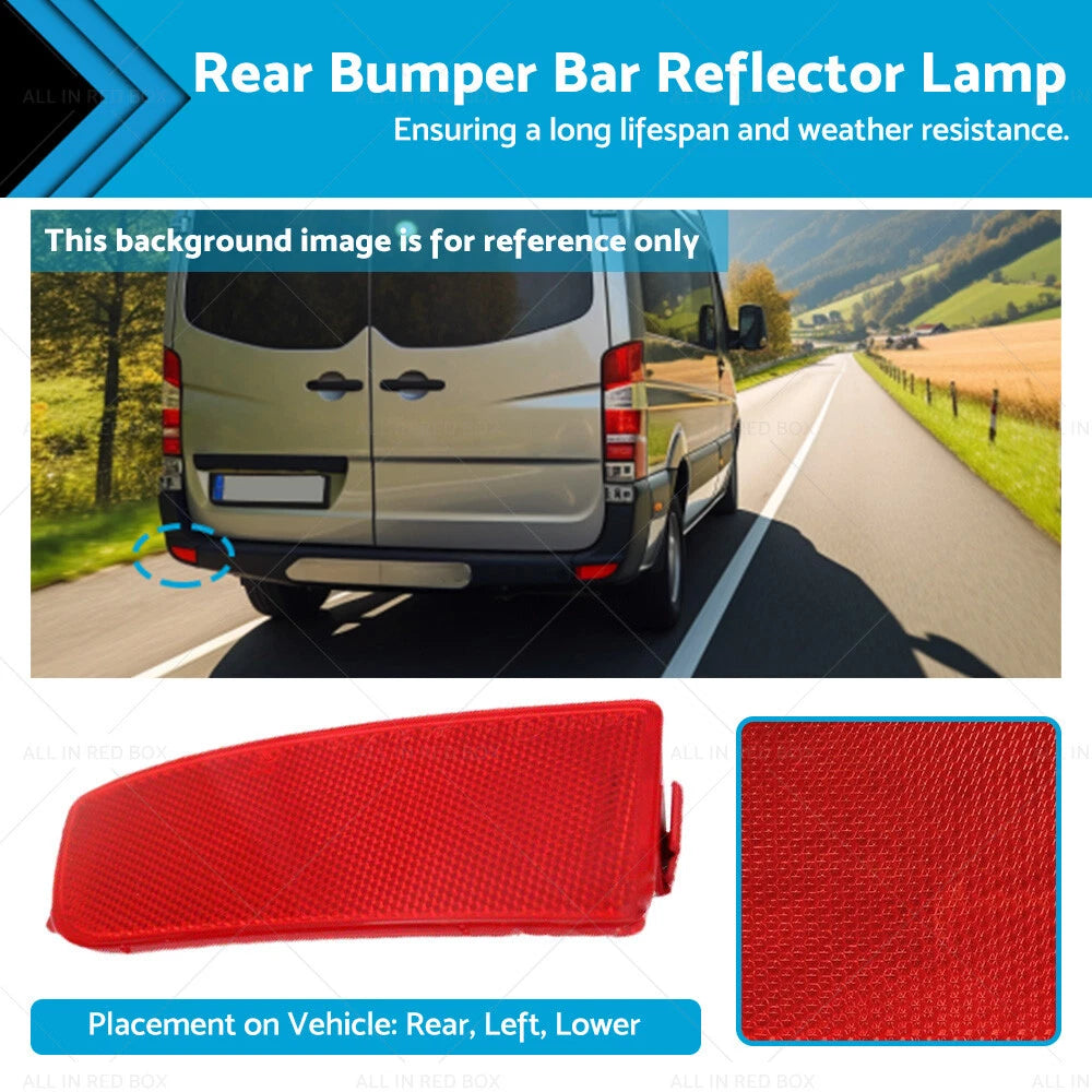 LH Rear Bumper Bar Reflector Lamp for Mercedes Benz Sprinter (2006–2018)