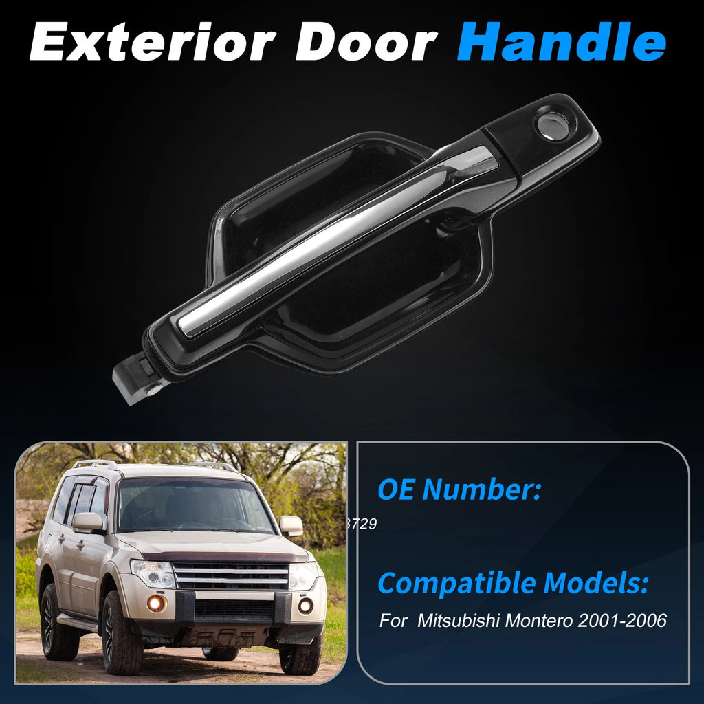 Front Left Exterior Door Handle Replacement for Mitsubishi Montero (2001–2006)