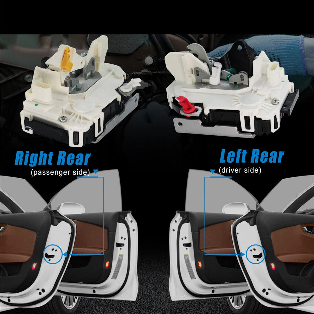Set of 2 Door Lock Actuators for Dodge Caliber, Jeep Compass, Ram 1500 (2007–2012)