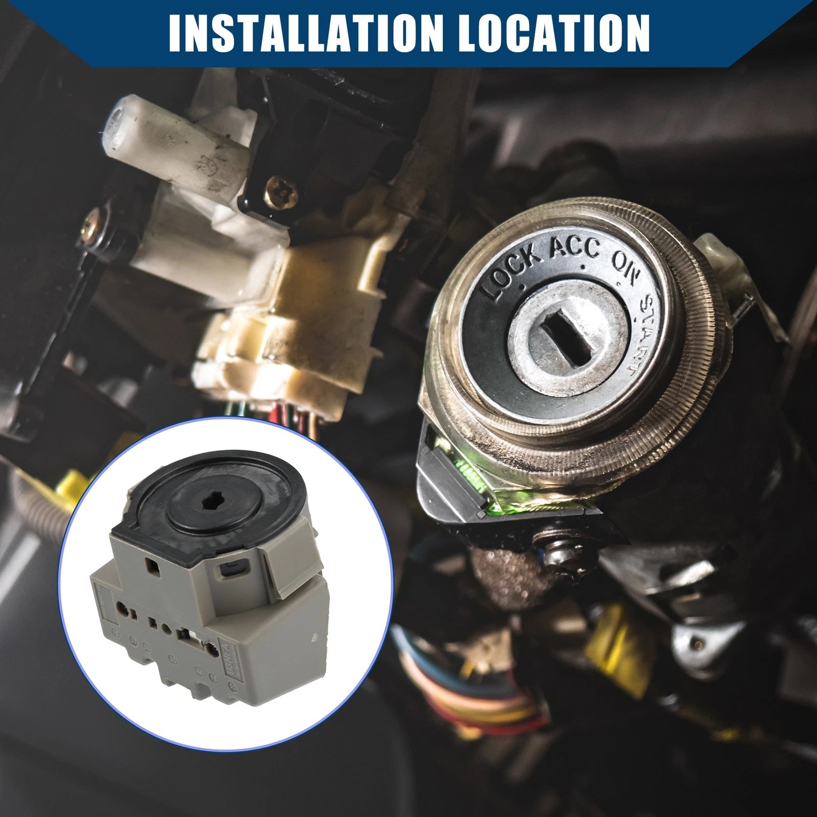 Ignition Switch Starter Replacement for Ford Transit MK6 MK7 (2000–2016)