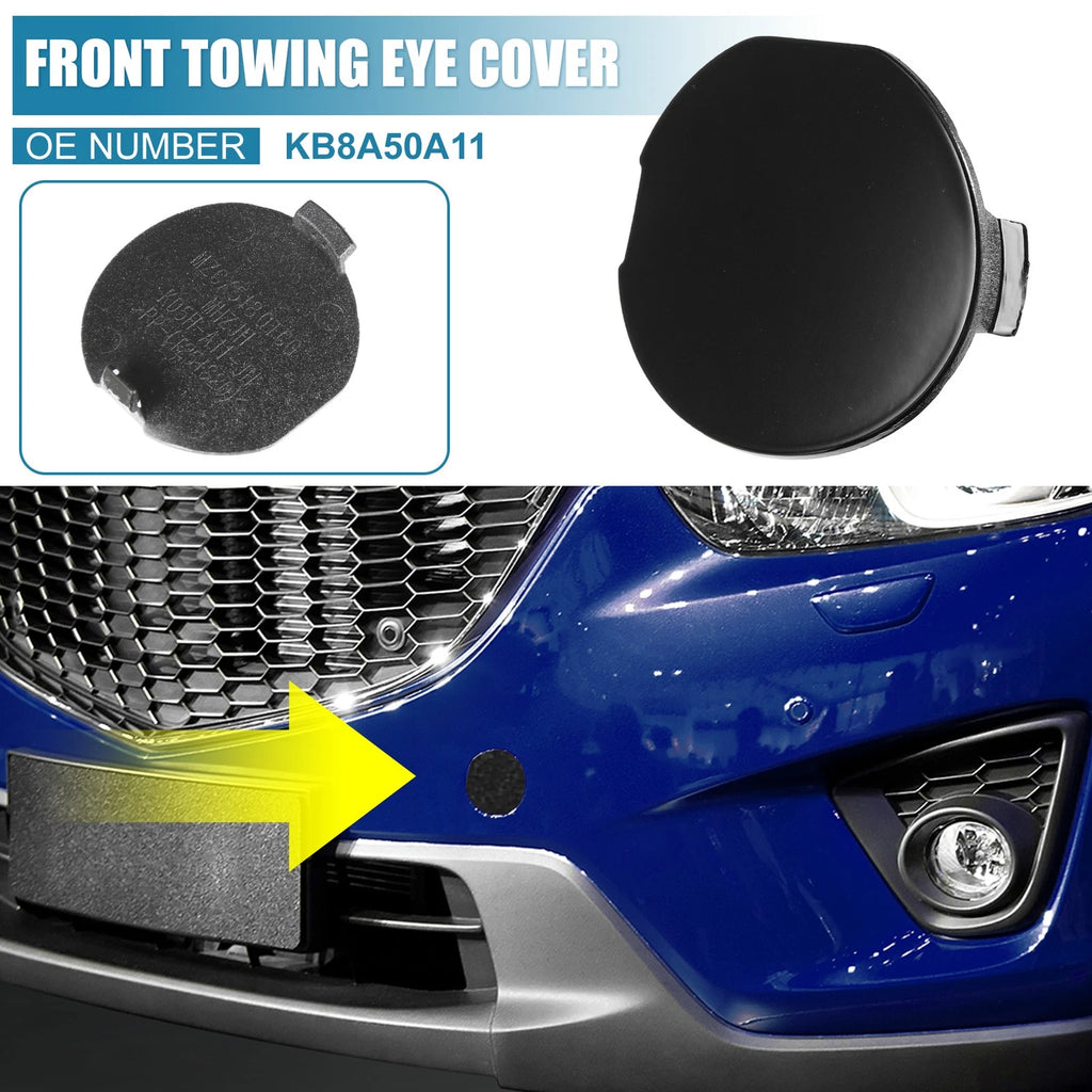 Tow Hook Cover Cap for Mazda CX-5 (2017–2021) - Black