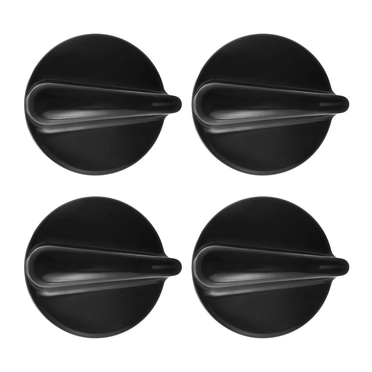 Set of 4 Replacement Gas Range Burner Control Knobs for GE Stoves (WB03T10236)