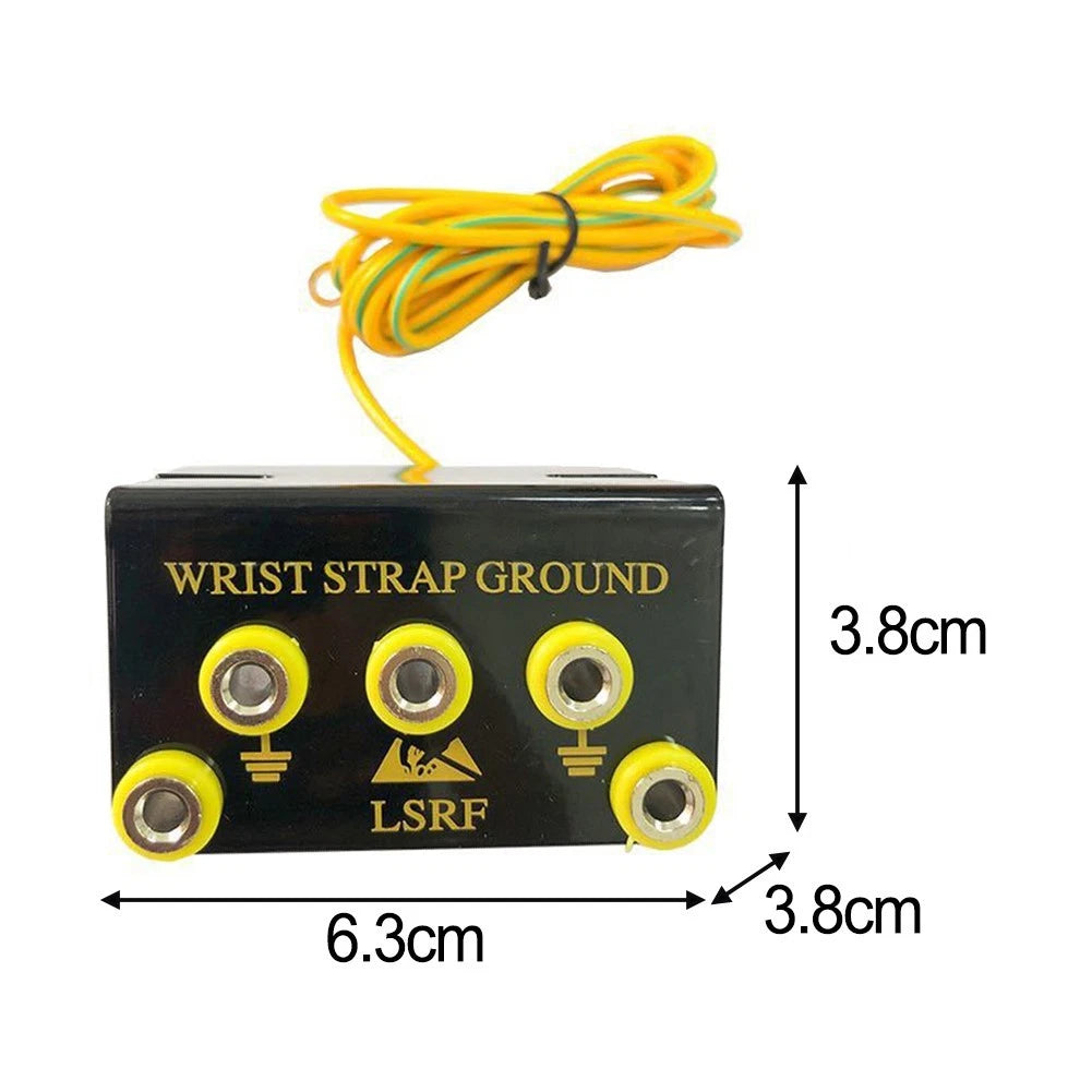 Electrostatic Grounding Base L-Shaped with Multihole Design for Industrial Labs