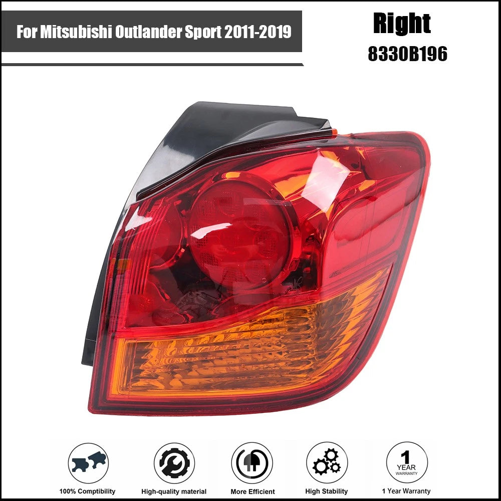 Outer Tail Light for Mitsubishi Outlander Sport (2011–2019) Right Side