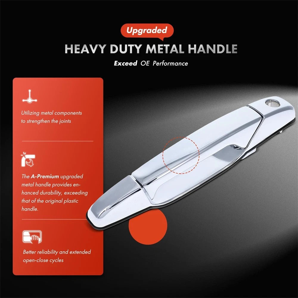 Upgraded Metal Exterior Door Handle for Silverado 1500, Escalade (2007–2014)