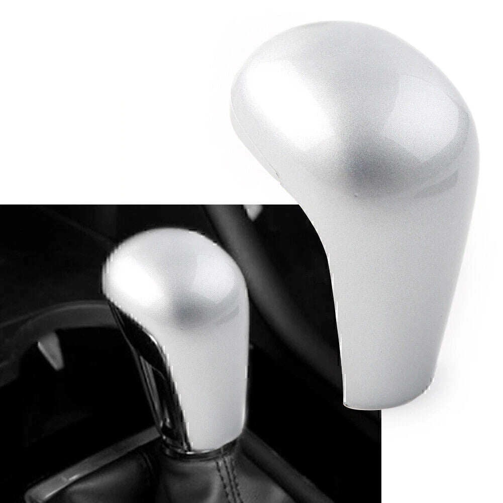 Silver Console Gear Shift Knob Cover Trim for Mazda 3 Axela (2020–2021) GZ