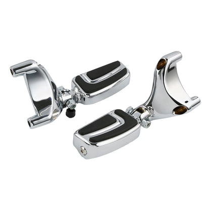 Chrome Footpeg Mounts for Harley Sportster XL 883 1200 (2004–2013)