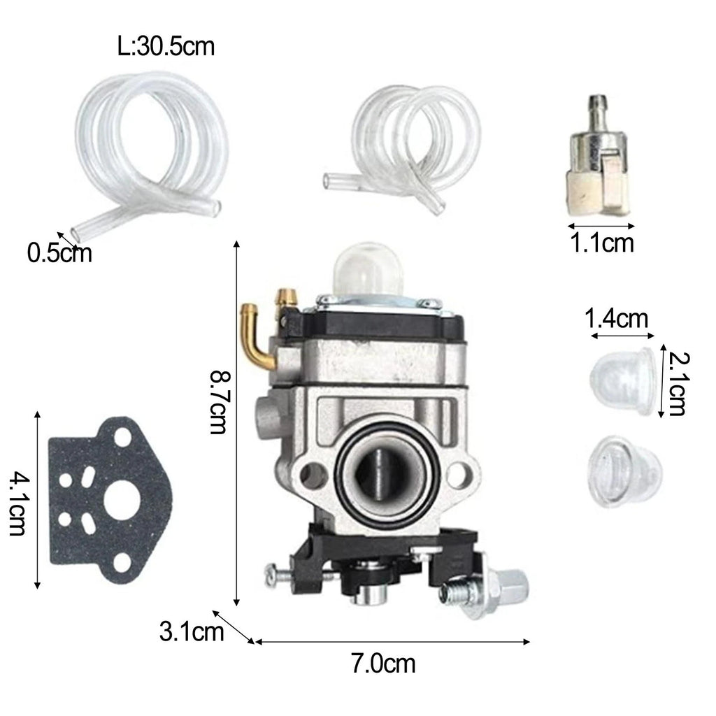 Carburetor Kit for 52cc 49cc 43cc Brush Cutters