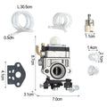 Carburetor Kit for 52cc 49cc 43cc Brush Cutters