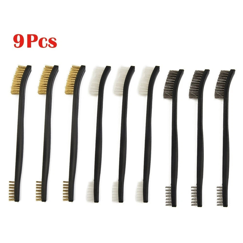Wire Brushes Set of 4 for Automotive Cleaning Tools