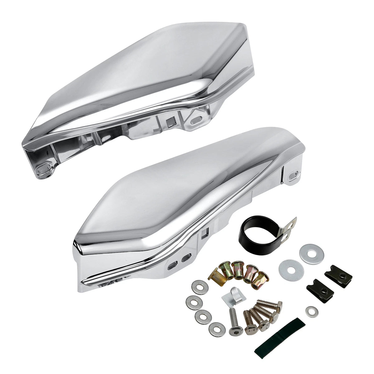 Mid-Frame Air Deflectors for Harley CVO Street Road Glide (2023–2025) Chrome