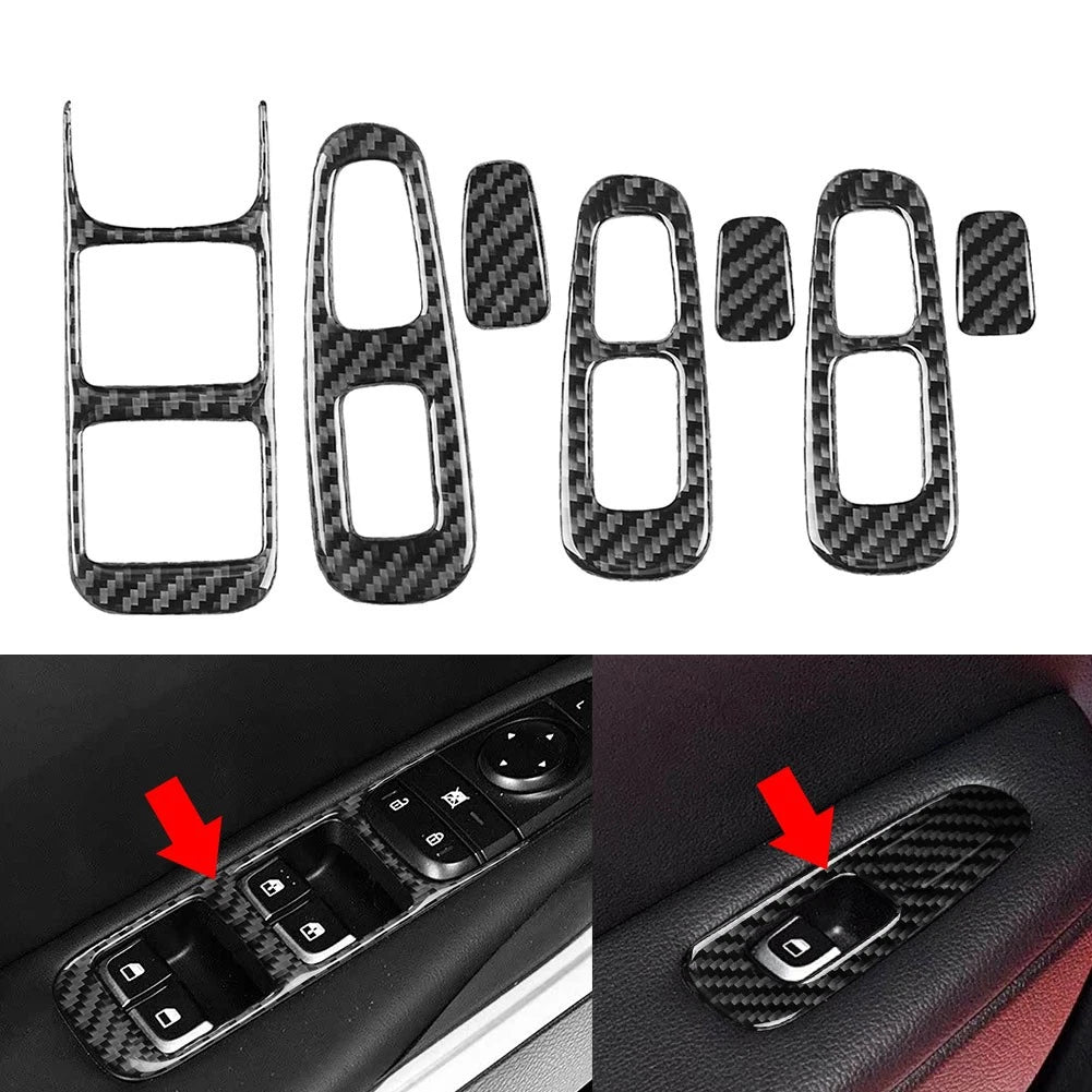 Window Lift Switch Button Panel Cover for Kia Stinger (2018–2023)