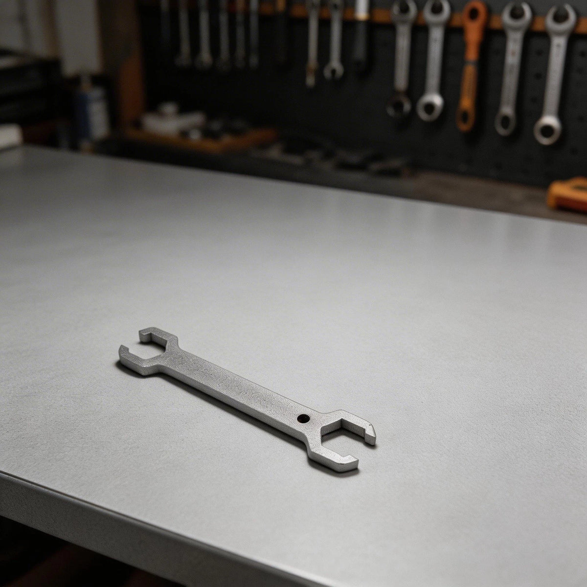 Dual Ended Wrench for Underfloor Heating Valve Repairs