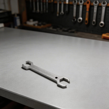 Dual Ended Wrench for Underfloor Heating Valve Repairs