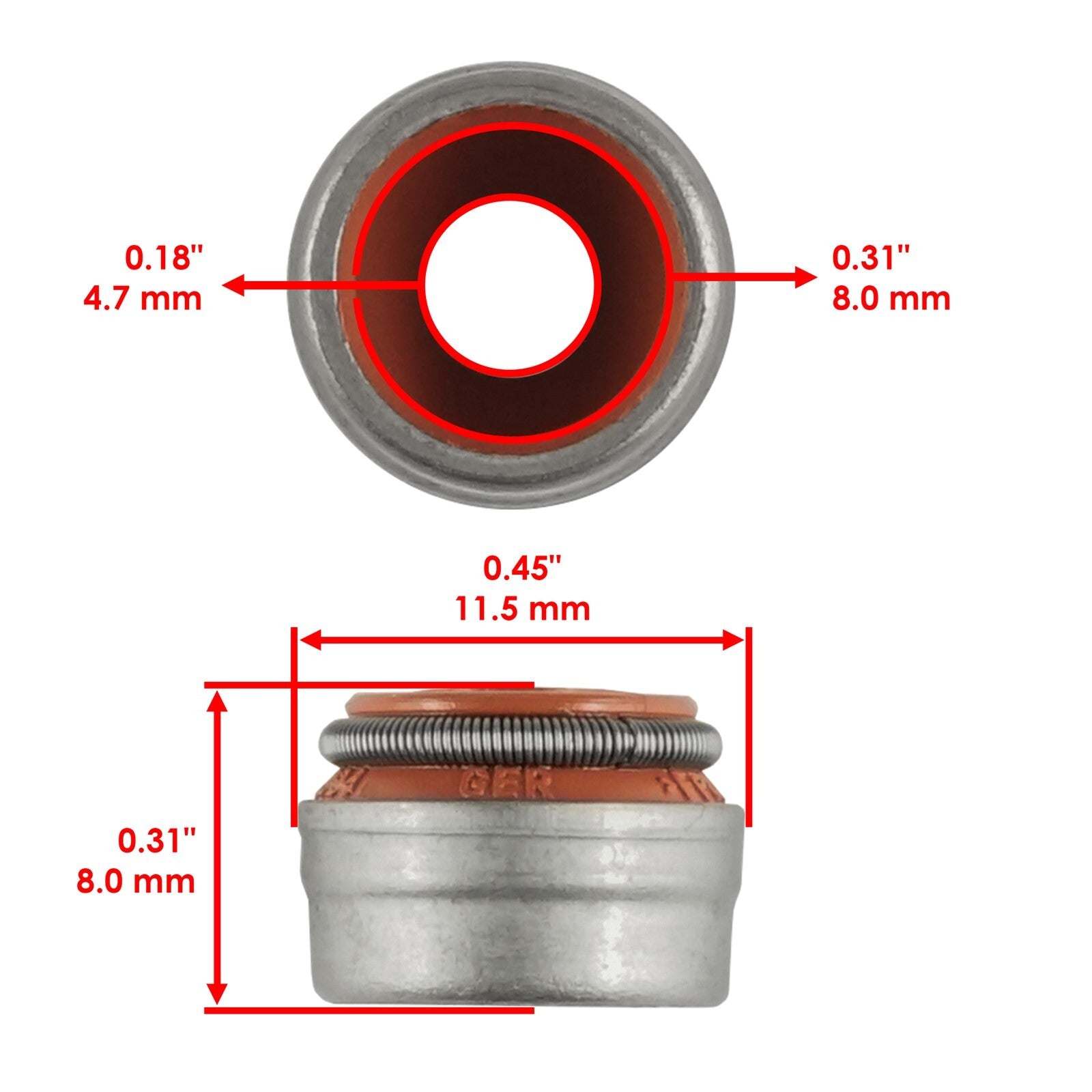 Exhaust Valve Kit Replacement for Can-Am Outlander 1000R 2016–2023 (Qty2)