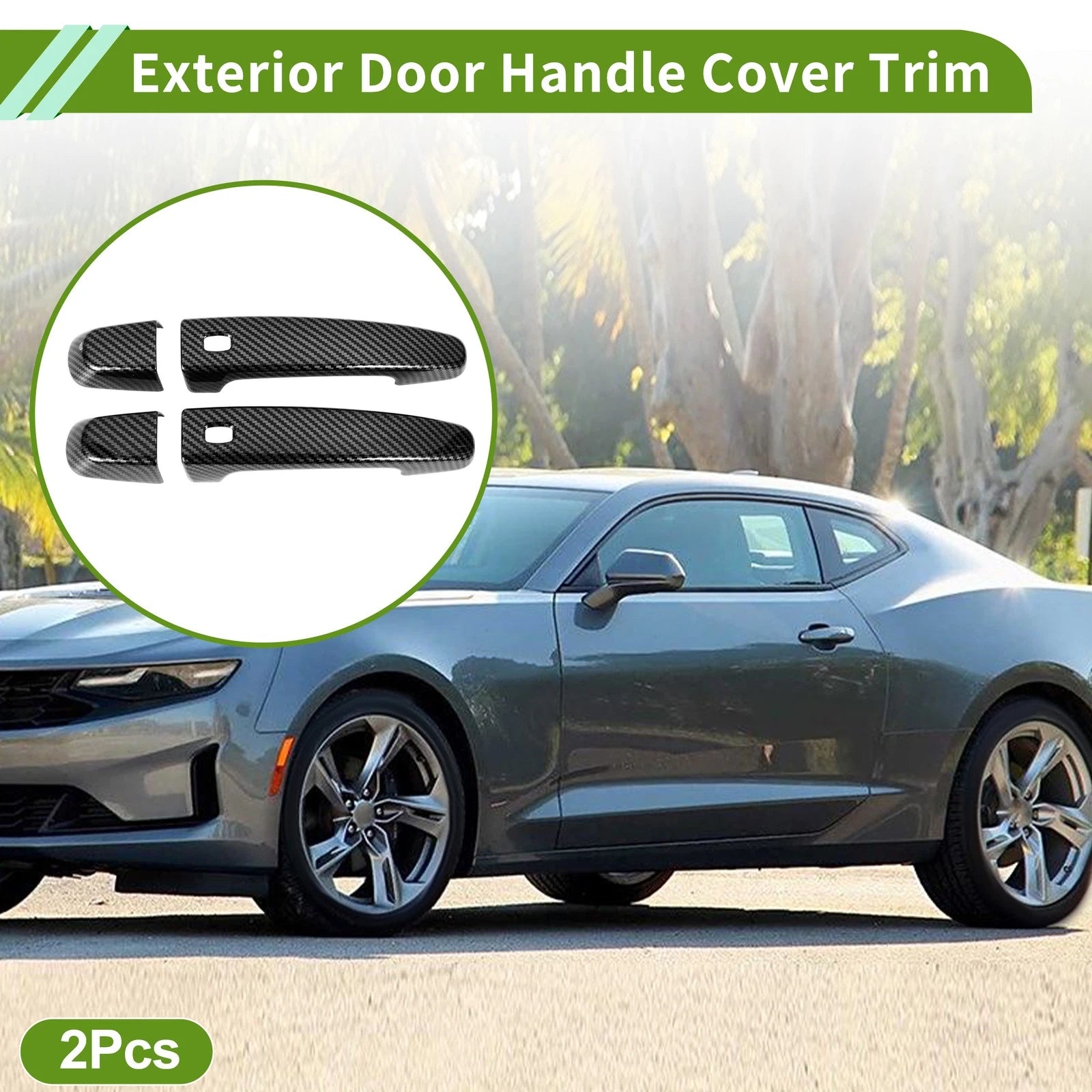 Exterior Door Handle Cover Trim Replacement for Chevrolet Camaro (2016–2023)