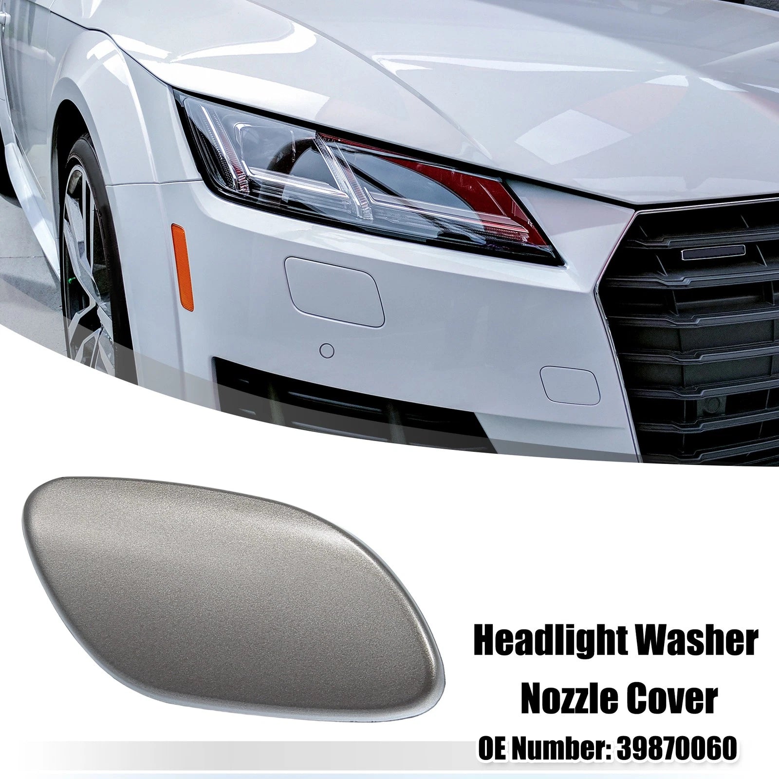 Front Right Headlight Washer Nozzle Cover for Volvo S80 (1999–2006)