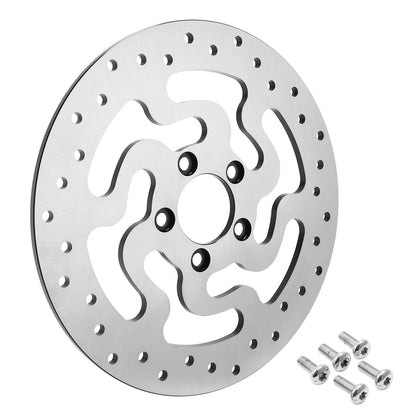 Rear Brake Disc Rotors & Bolts for Harley Touring Road Glide King (2008–2025)