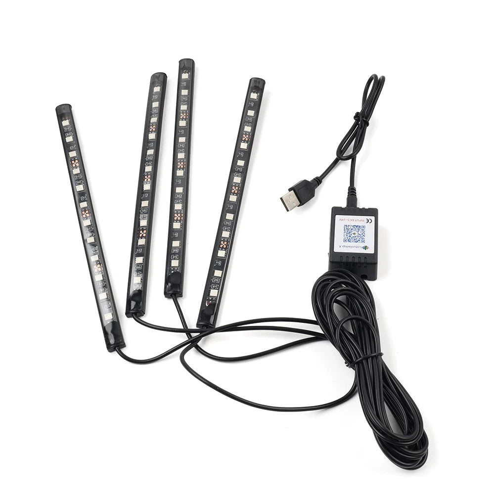 RGB Music VoiceControl Floor Atmosphere Light Decorative Foot Light GZ
