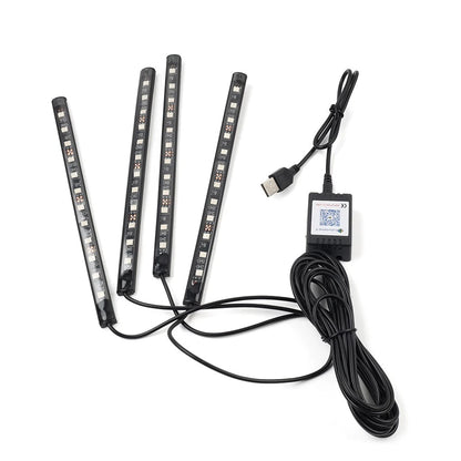 RGB Music VoiceControl Floor Atmosphere Light Decorative Foot Light GZ