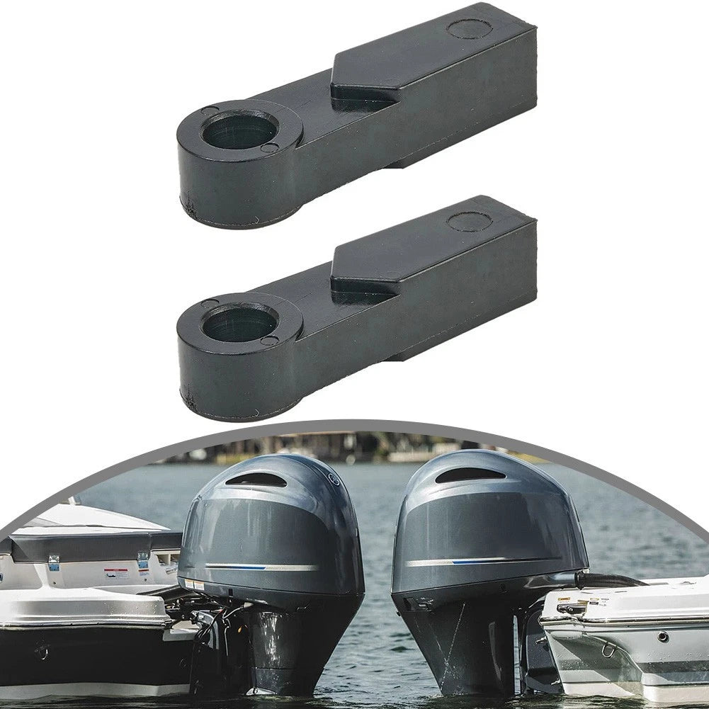 2X Outboard Remote Control Cable End for Shift Control Box Replacement