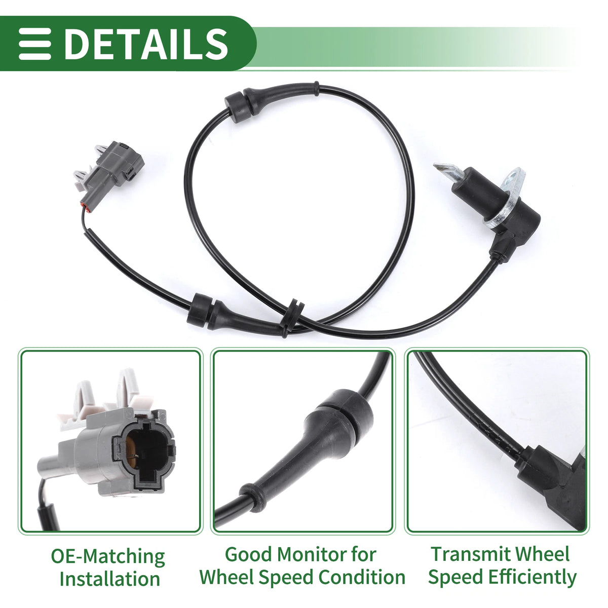 ABS Wheel Speed Sensor No. 479100W060 for Infiniti QX4 (1997–2003)