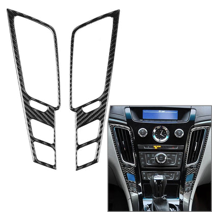 2Pcs Central Console Air Vent Frame Cover Trim For Cadillac CTS 2008-2013