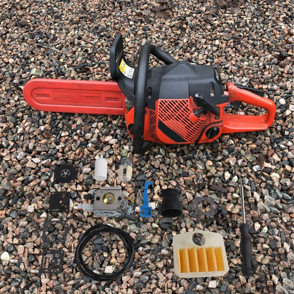 Carburetor Kit for Chainsaw 340, 345 Series (DIY Installation)