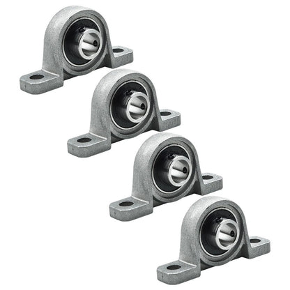 Set of 4 KP08 Pillow Block Bearings for Spherical Roller Support