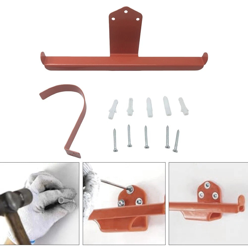 Set of 3 Heavy Duty Wall Mount Hooks for Garage Tools