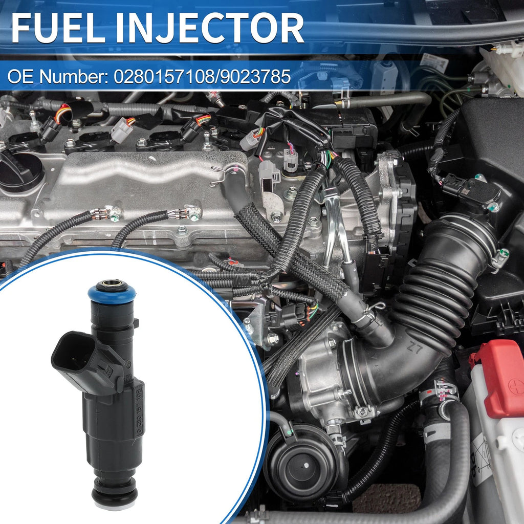 Fuel Injector Replacement for Chevrolet Aveo 1.4 (2010–2016) 1 Pc Black
