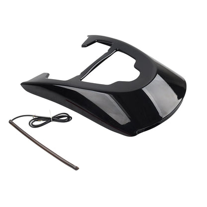 Vivid Black Rear Mudguard w/Light For Harley VRSCDX VRSCAW VRSCA 2002-2017