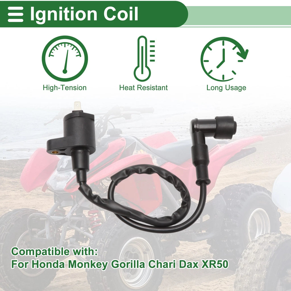 Ignition Coil for Honda Monkey Gorilla Chari Dax XR50 (1 Pcs)