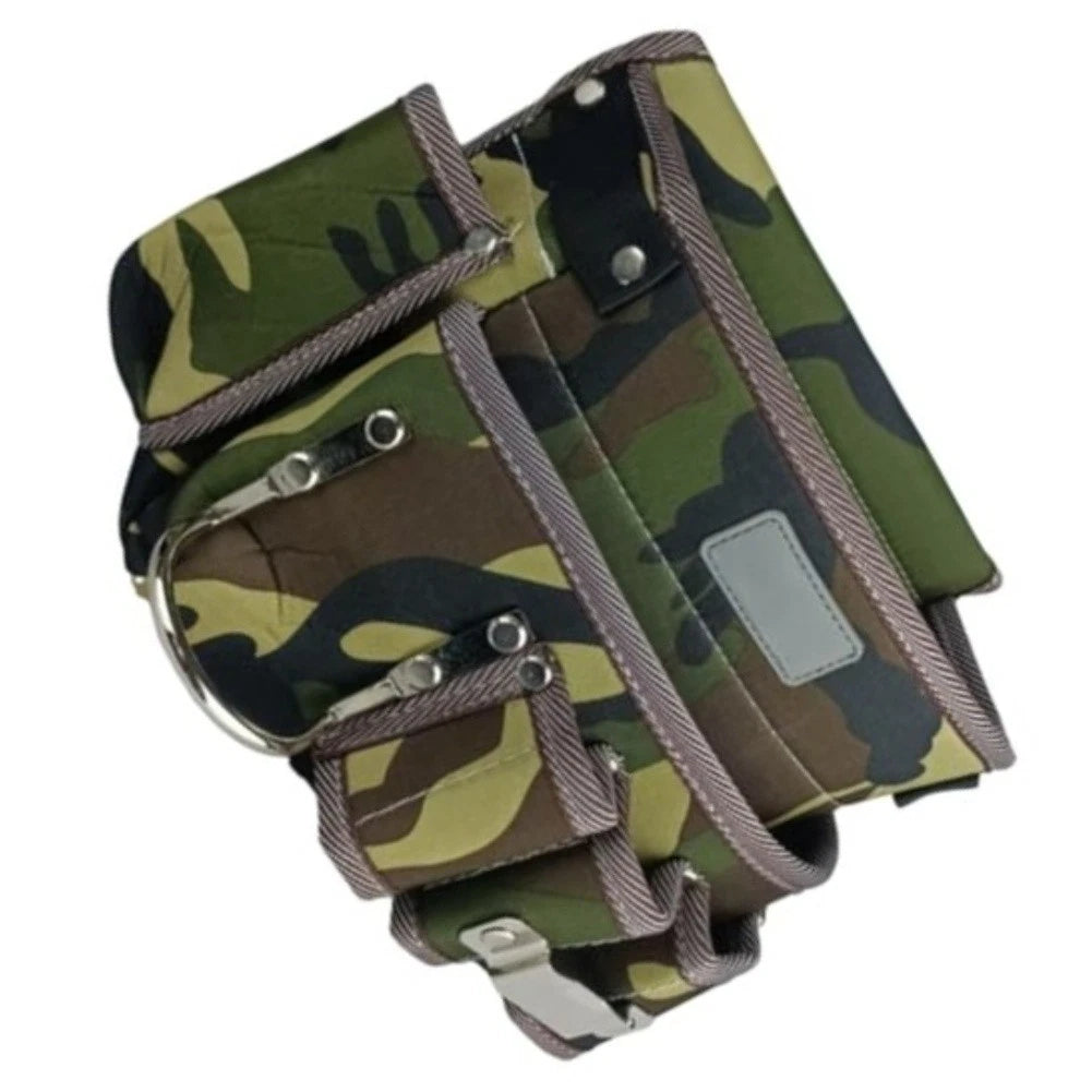 Lightweight Oxford Waist Bag for Tools - Adjustable Belt for Electricians