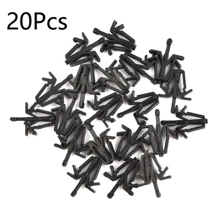 20pcs Clips Black Plastic Retainer for (90467-12040)