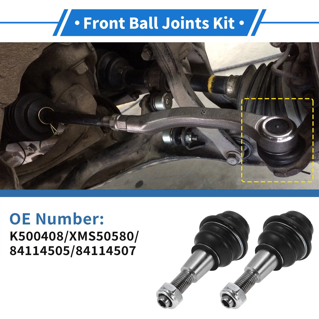 2 Pcs Front Lower Ball Joints Replacement for Cadillac Escalade (2015–2016)