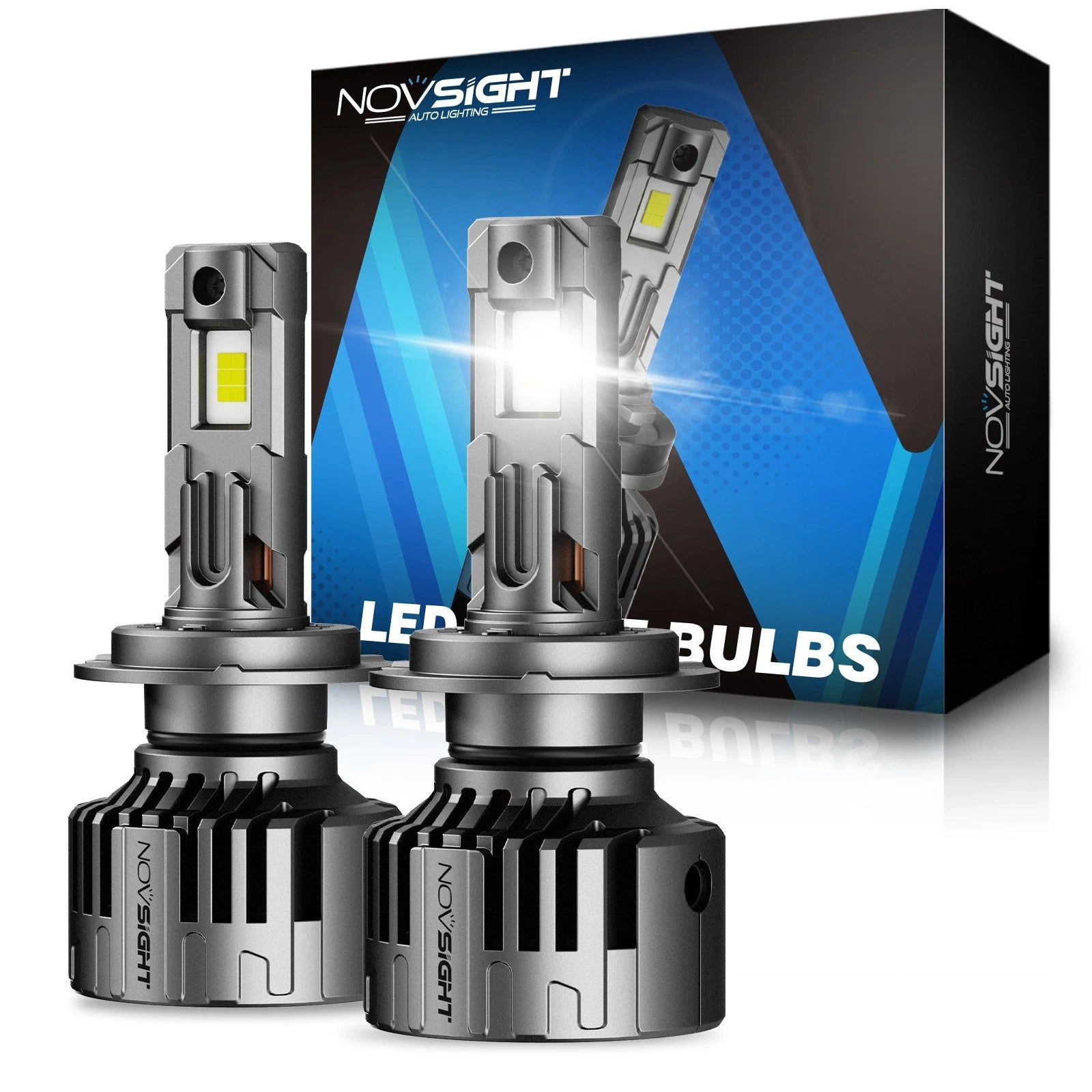 H7 LED Headlight Bulbs for NOVSIGHT (6500K Bright White)