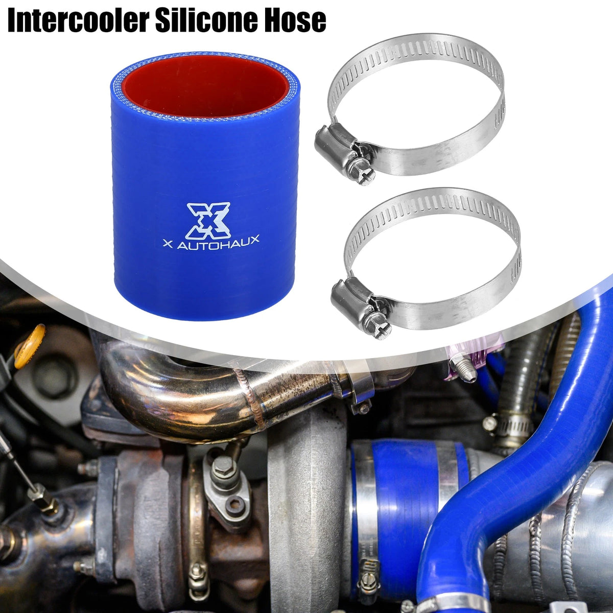 2.24" ID Straight Silicone Reducer Hose for Intercooler (Universal)