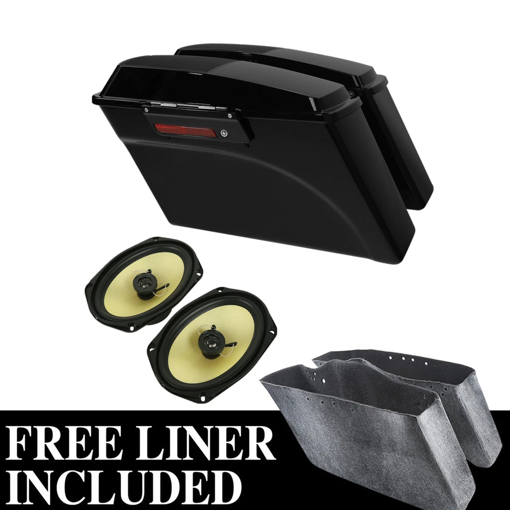 Hard Saddlebag & 6x9" Speakers for Harley Electra Glide (1994–2013)